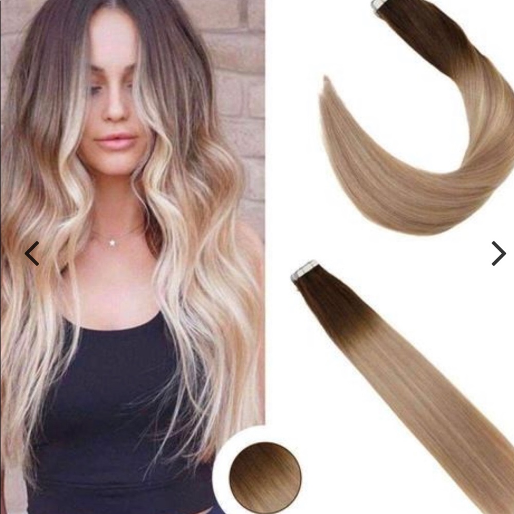 Ugeat 100 percent human hair extensions tape in